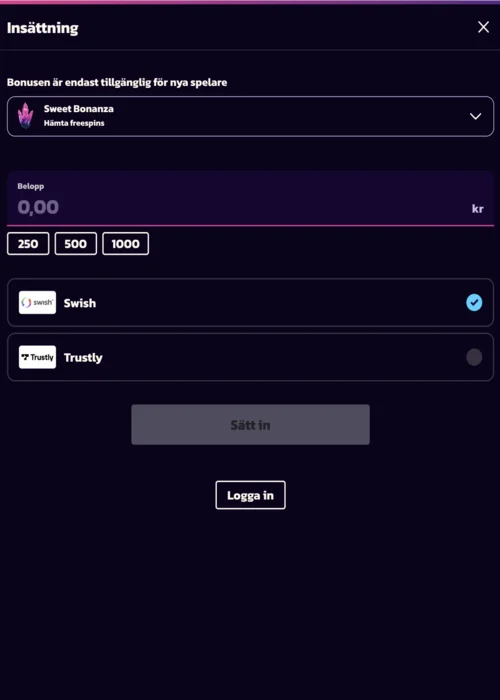 Registrering Casino Epic<
